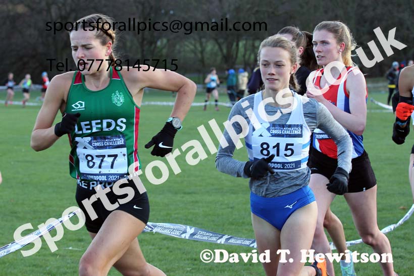 Senior Women and Under-23s, European Cross Country Championships Trials, Sefton Park, Liverpool. Photo: David T. Hewitson/Sports for All Pics